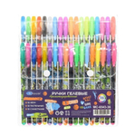 Ручка гелевая, Basir, цветные чернила, серия "Спорт", ароматизированная с блёстками, 36 шт