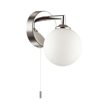 4565/1W VINTAGE LN22 000 хром, белый Бра с выключателем G9 1*40W IP44 220V PIPER