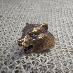 Кольцо. Оскаленный мишка