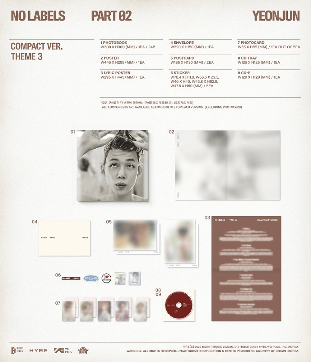 Альбом YEONJUN - NO LABELS: PART 02 (Compact Ver.)