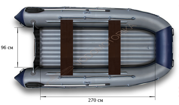 Надувной катамаран Флагман 380К (пиксельный камуфляж)