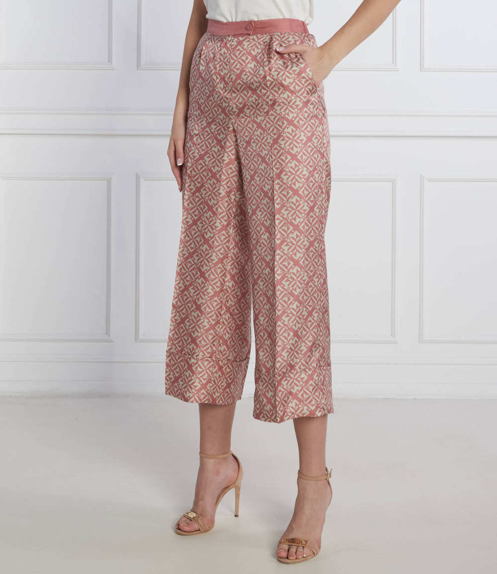 шелковое штаны Beatrice B - пудрово-розовый(22FA1724SGEO)