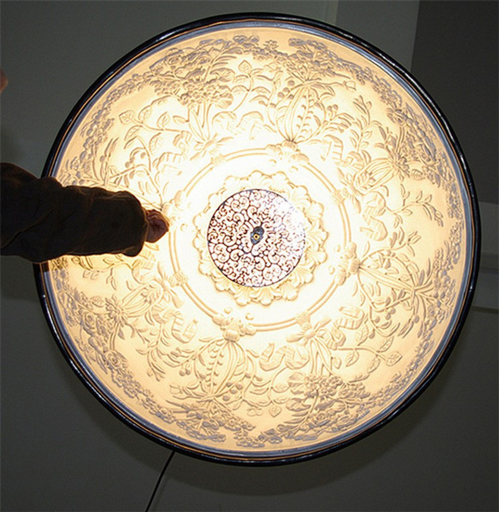 Pendant design lamp Skygarden by Flos D90 (Black)