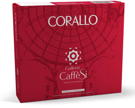 Кофе в капсулах Galleria CaffeSi Corallo, 50 капсул (Галерия Кафеси)