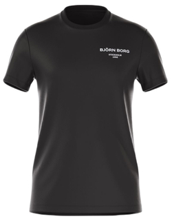 Мужская теннисная футболка Björn Borg Essential T-Shirt - black beauty
