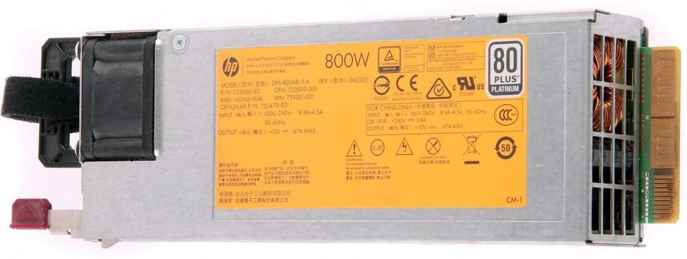 Блок питания HP 380 Gen9 800W Server Power Supply 723600-201