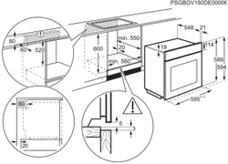 Встраиваемый электрический духовой шкаф Electrolux EOF4P56X