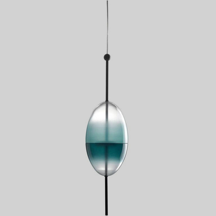 Pendant design lamp  Flow[T] S1 by Nao Tamura (Wonderglass) (Blue)
