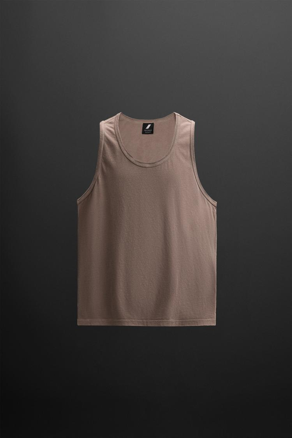 ZARA МАЙКА ИЗ ХЛОПКА, ЦВЕТ БУРГУНДСКОГО ВИНА