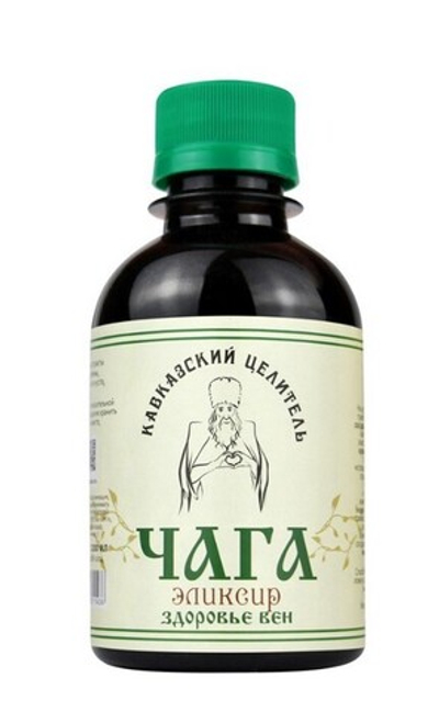 Эликсир с ЧАГОЙ "Кавказский Целитель" в ассортименте, пластик, 200 мл