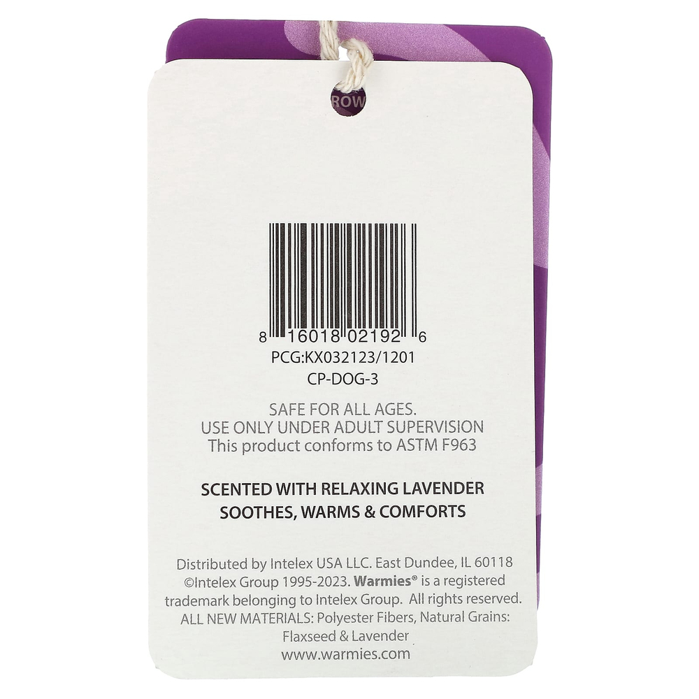 Warmies, Golden Dog, с подогревом, утяжеленный мягкий плюш, 1 шт.