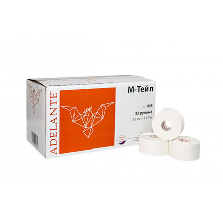 Спортивный тейп M-TAPE Adelante 3,8 см х 13,7 м