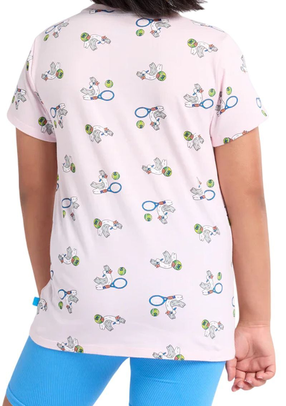 Футболка для девочки теннисная Australian Open Seagull - Розовый