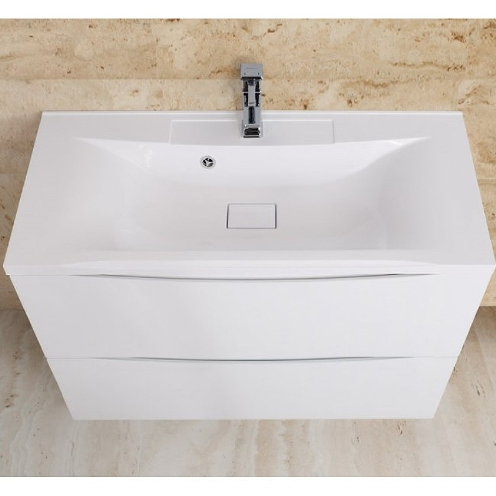 Тумба под раковину BelBagno Marino 70 MARINO-700-2C-PIA-BL-P Bianco Lucido