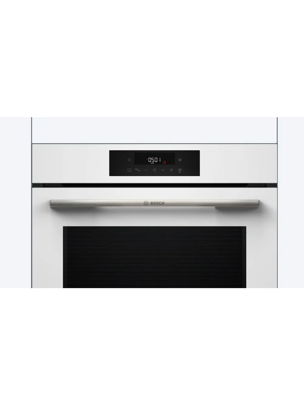 Электрический духовой шкаф Bosch HJG852YW0T, 60 см, 66 л, 8 режимов, гриль, традиционная очистка