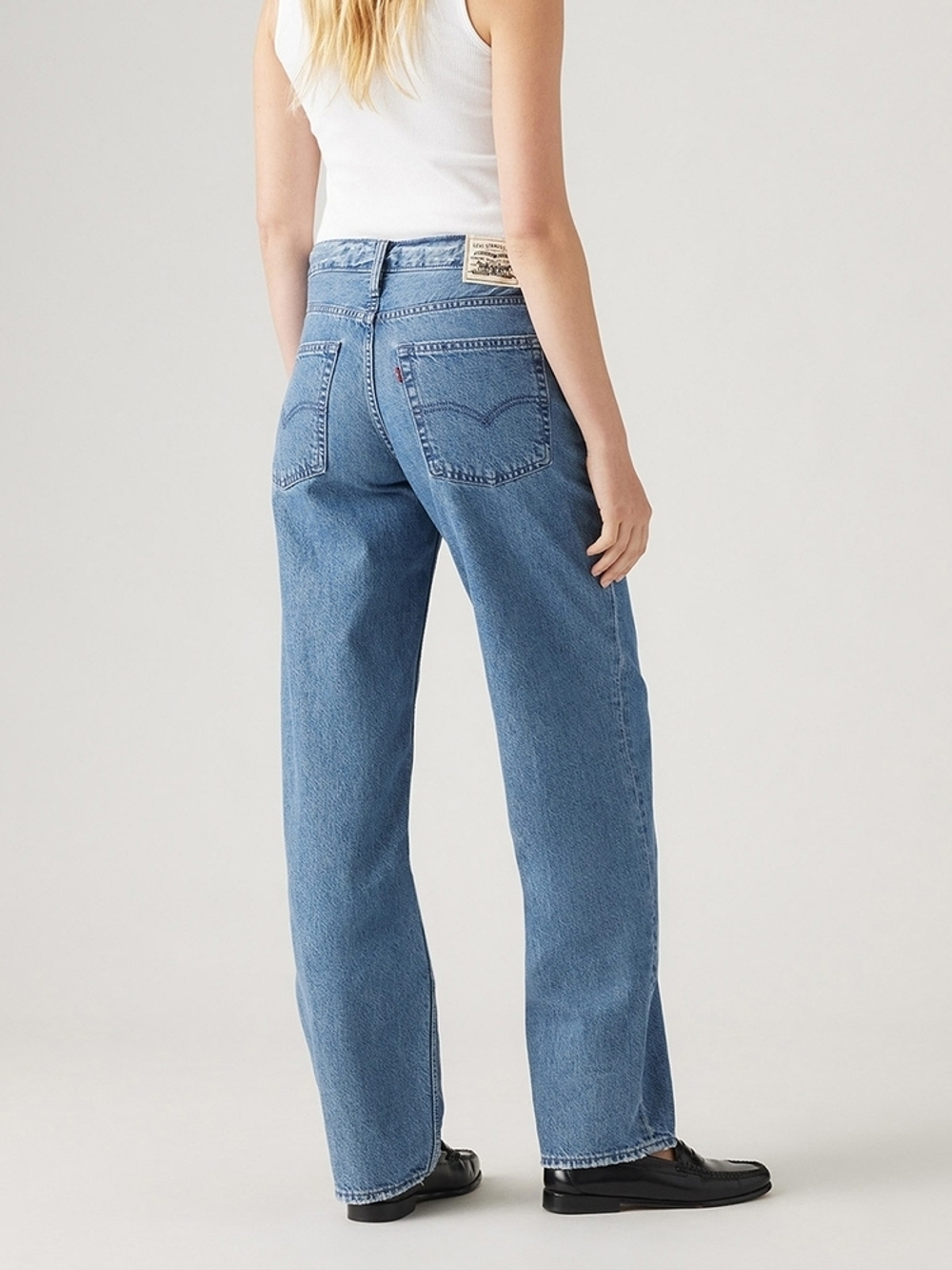 Женские свободные прямые джинсы Levi's Baggy Dad A3028-0007