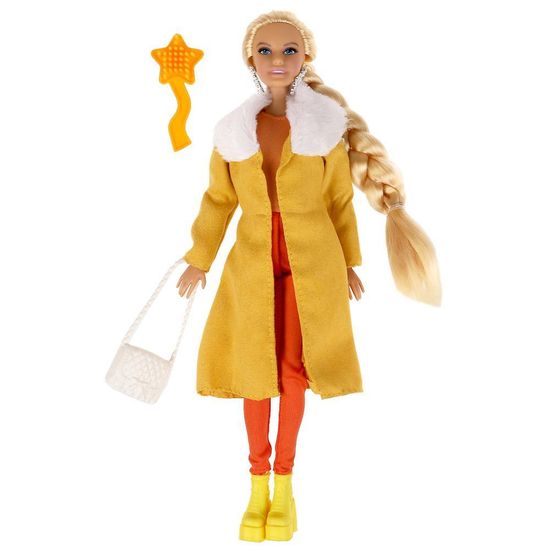 Кукла 29 см София, руки и ноги сгиб, ЗИМА, акс, кор КАРАПУЗ