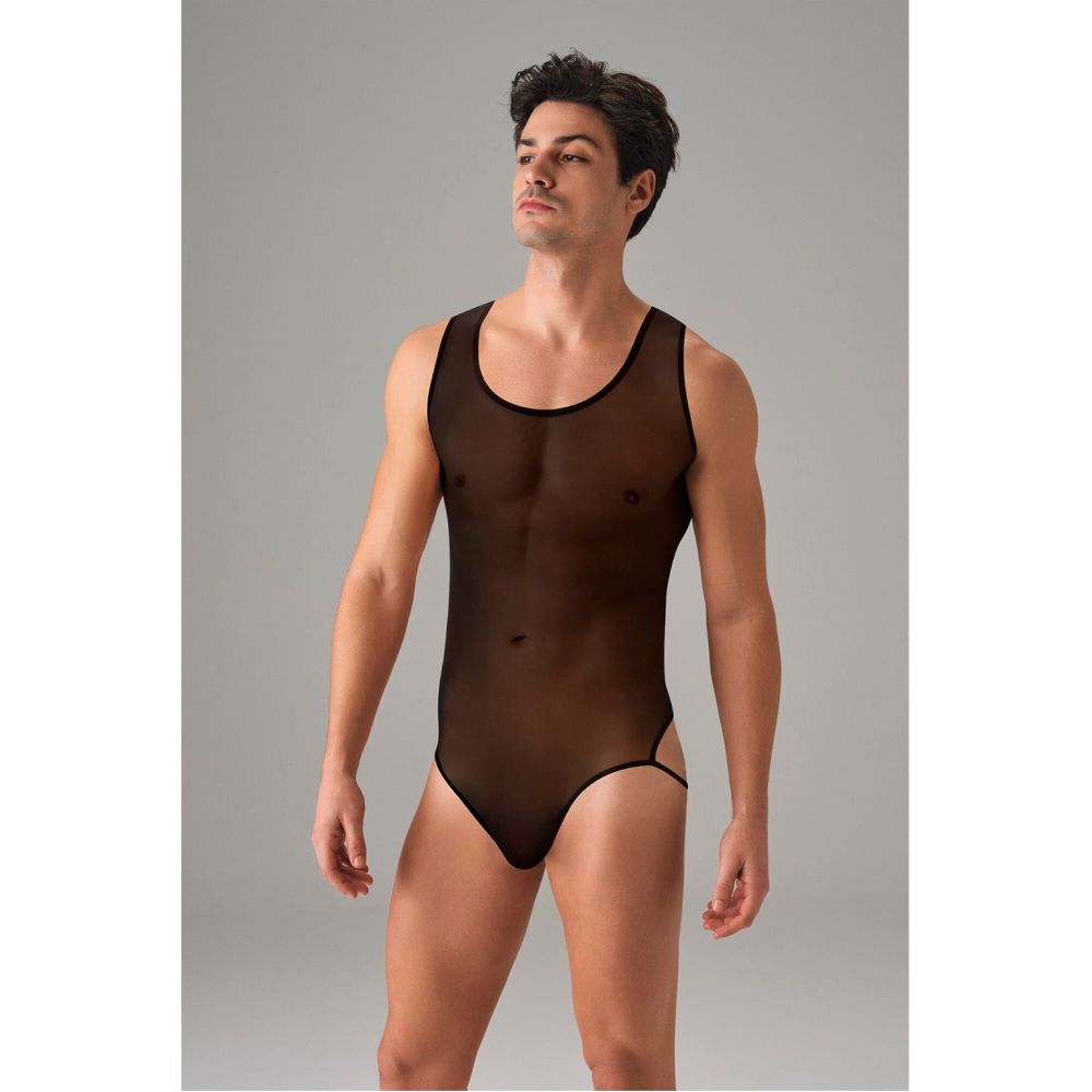 Мужское боди черное Doreanse 3013