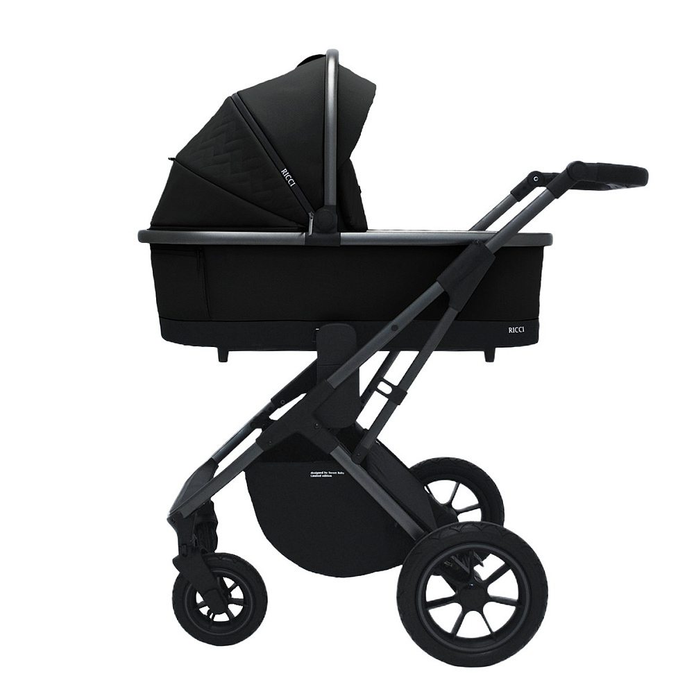 Детская коляска Sweet Baby Ricci Air 2 в 1 2024 Black 427052