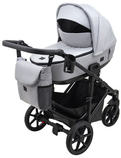 Детская коляска Peppy Capri 2 в 1 06 Серая ткань