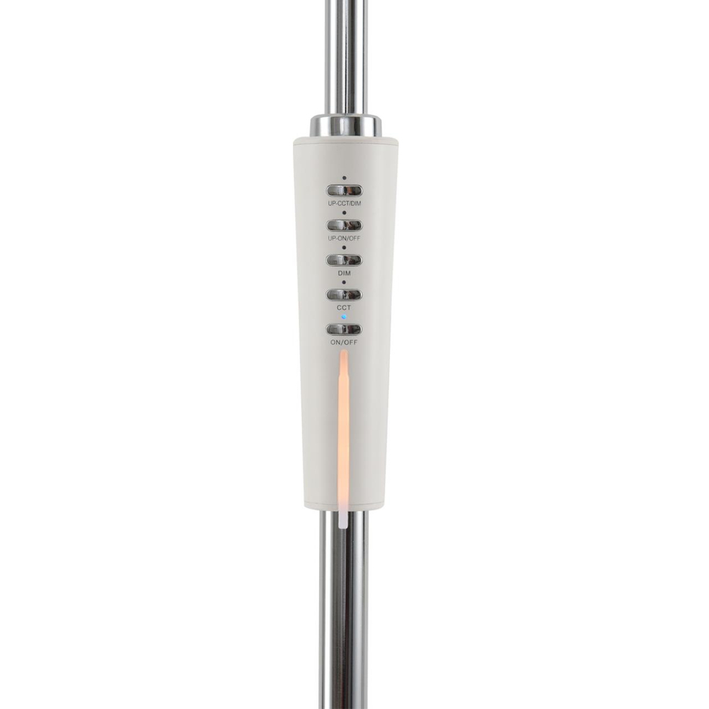 8330/15FL LEDIO LN26 458 белый, металл/пластик Торшер LED 15W 3000/4000/6000K 220-240V ССТ/диммер HORSA