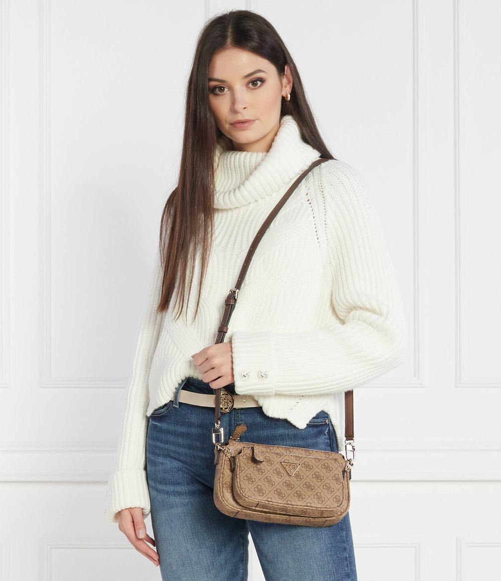 Сумка через плечо 2в1 Guess - коричневый(HWBG78 79710)