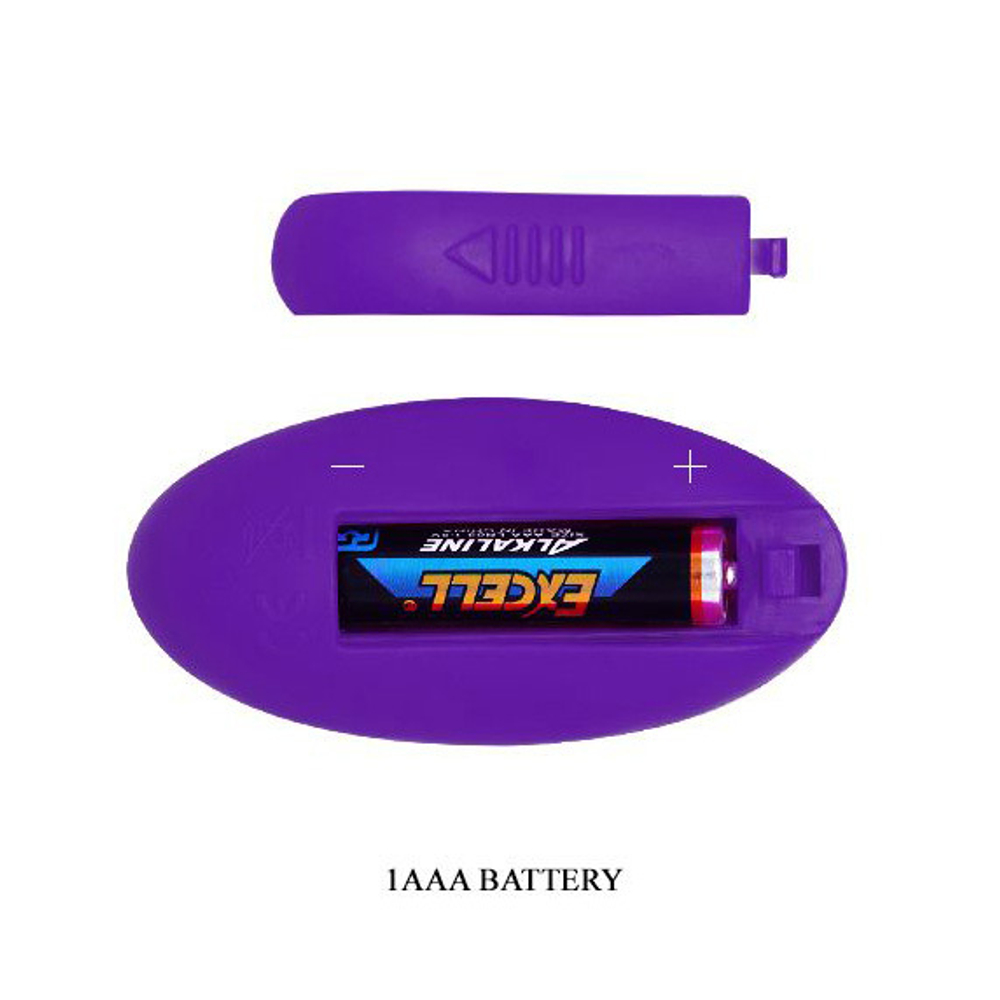 Фиолетовый U-образный вибратор для пар с пультом ДУ Pretty Love Bill BI-014700W