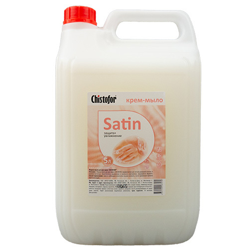 Жидкое крем-мыло Chistofor Satin 5л. ПЭК