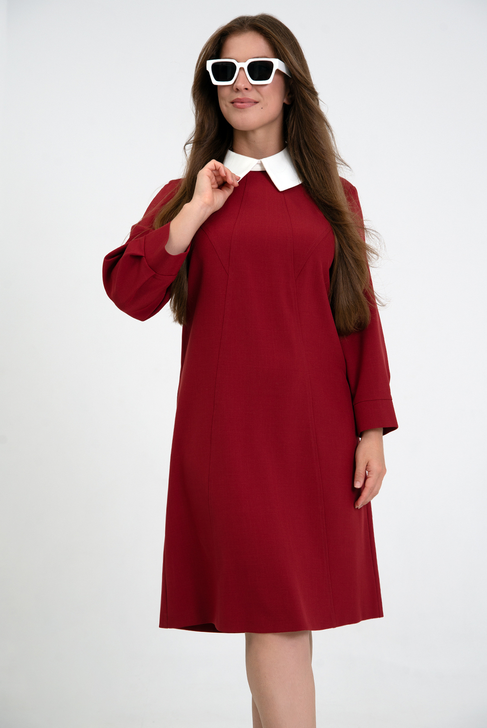 Платье женское 3554ЛП, Терракот #100Т053554ЛП