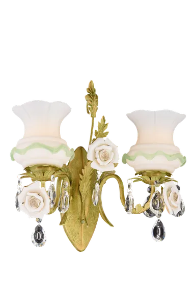 B0971/2W GREEN GOLD (2) Бра
