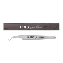 Пинцет для наращивания ресниц Lovely, серия Grace Classic, тип L 5 мм с изгибом