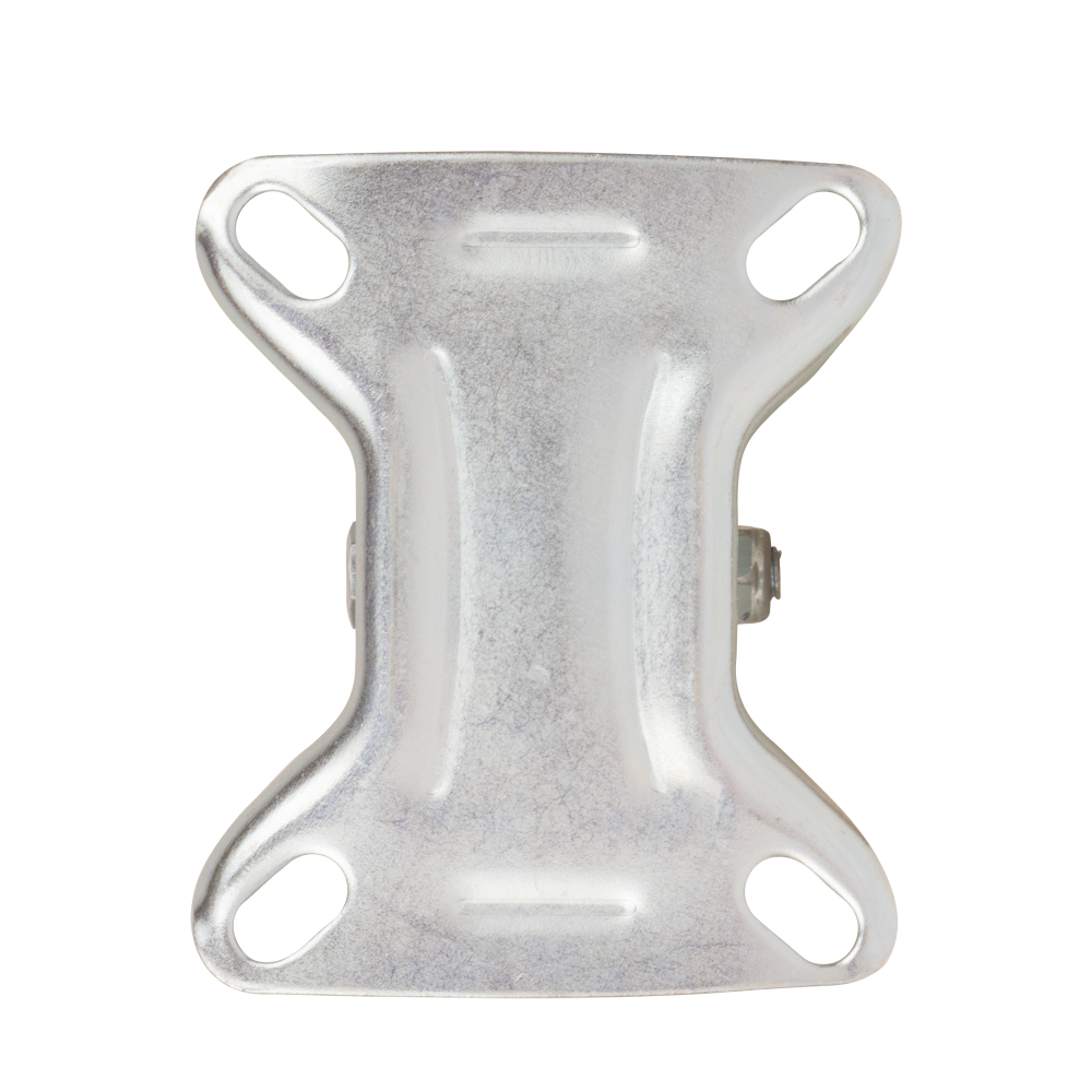 Опора колесная прямоходная с площадкой WL/BN-100R/100 kg резина