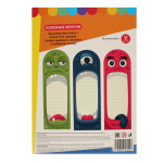 Картон цветной А4 7л 7цв "Стикеры для мальчиков" мелованный двустор. в папке