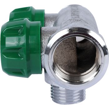 Коллектор регулирующий хром (дизайн FAR)  3/4", 2 отвода 1/2"