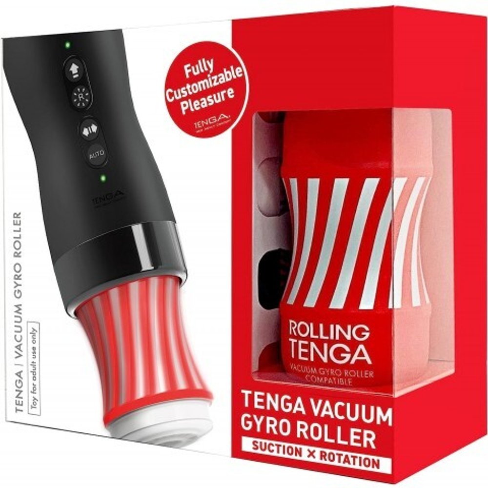 Набор Tenga Vacuum Gyro Roller: Мастурбатор и устройство для вращения и создания вакуума