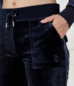 спортивные штаны del ray Juicy Couture - темно-синий(JCAP180)