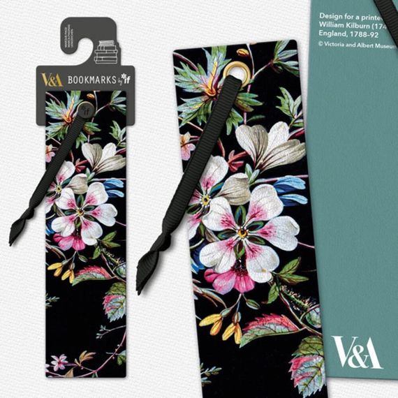 Əlfəcin \ Закладки \V&amp;A Bookmarks - Black Floral