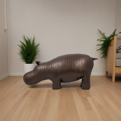 Банкетка Пуф Бегемот Коричневый большой