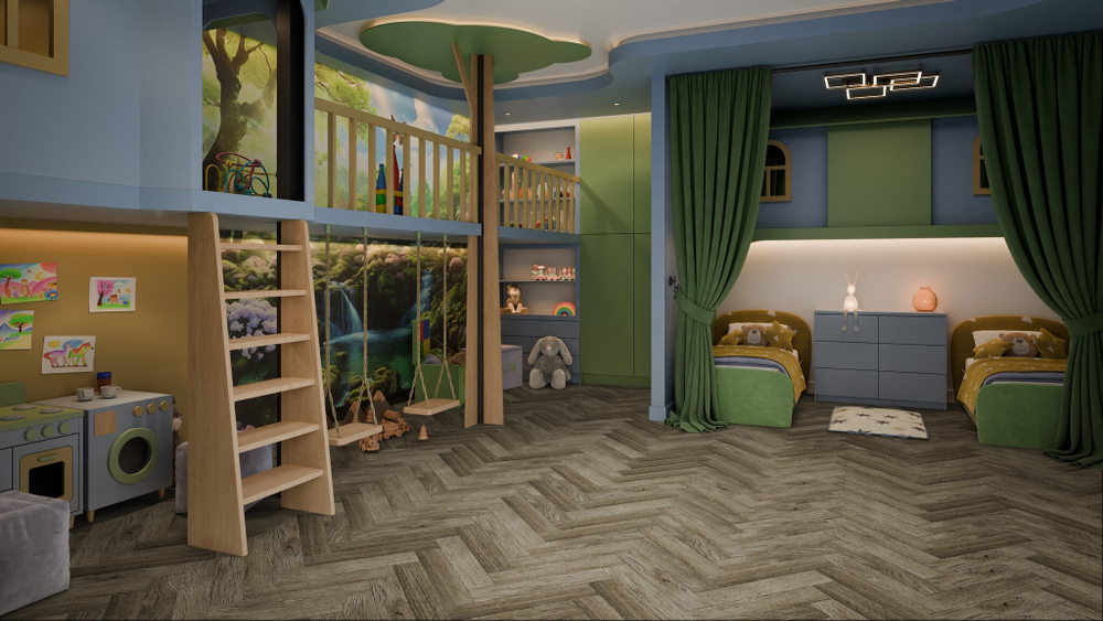 LVT-плитка Damy Floor 200410EL-12-LVT Оксфорд/Oxford