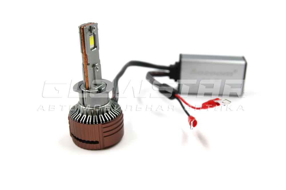 Aozoom P12/H1 с вентилятором 12V 65W 6000Lm (комплект, 2шт)