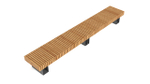 Скамья прямая двухсекционная SK00082