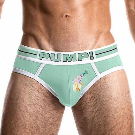 Мужские трусы брифы салатовые PUMP! PU038-19