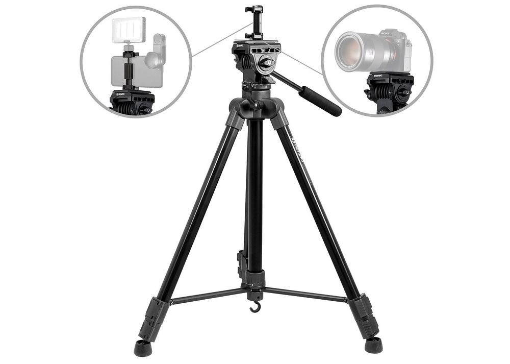 Штатив Benro T980EX+MH2N c держателем для смартфона