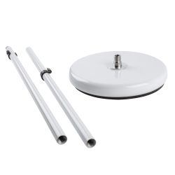 ULM-T600 2х6W-4500K-DIM WHITE Торшер напольный светодиодный. 2х6W. Сенсорный выключатель. Диммер. Белый. ТМ Uniel