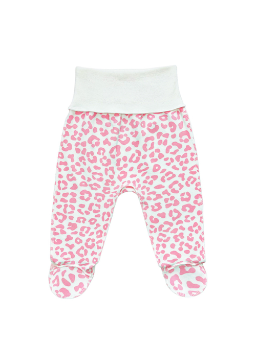 Ползунки Леопард pink (56,62)
