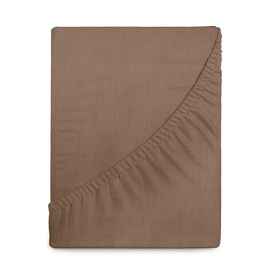 Простыня Verossa Сатин На Резинке Caramel 180х200 борт 30