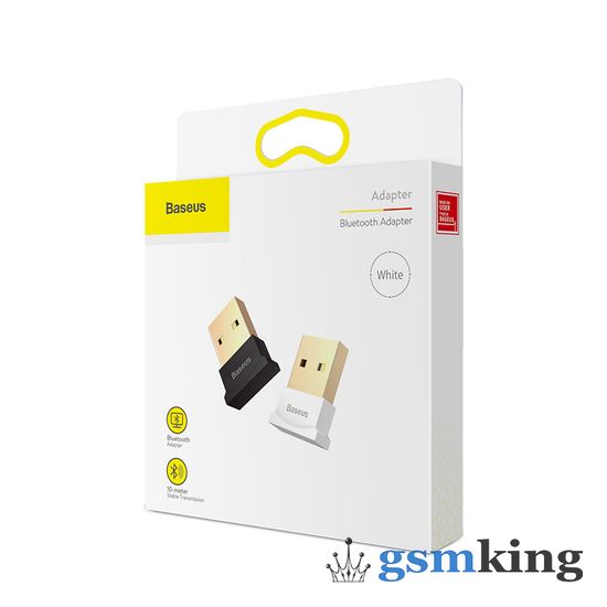 Baseus Bluetooth Adaptors For Computers White CCALL-BT02