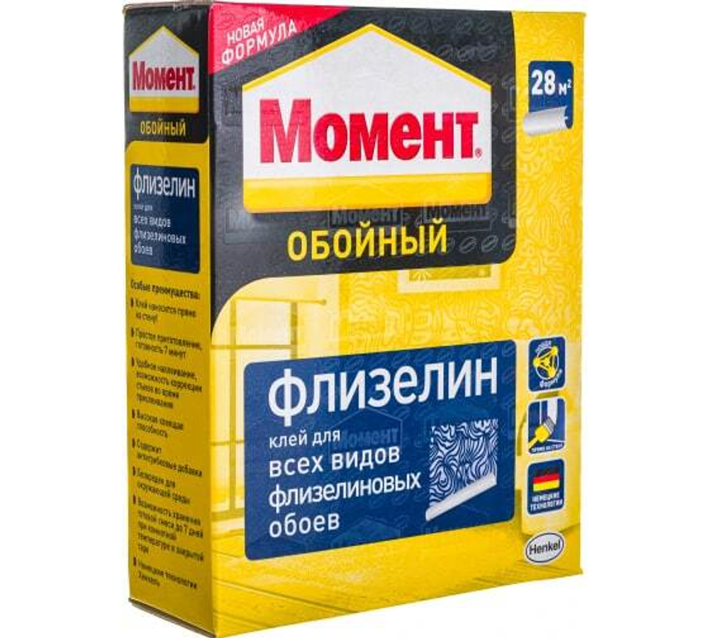 Клей обойный для флизелиновых обоев Момент Флизелин 250 г