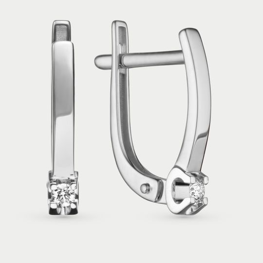 Серьги с брилл