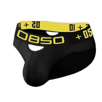 Мужские трусы брифы черные BS BS3513-2